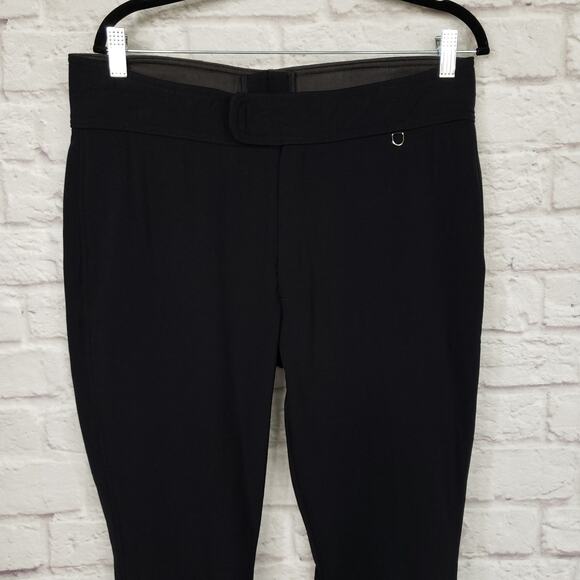 Vintage Schoeller Black Ski Snowboard Pants Boot Leg Stirrups Sz 34 Regular - Picture 2 of 14